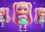 design stylized cute 3d character models, animal, mascot using blender